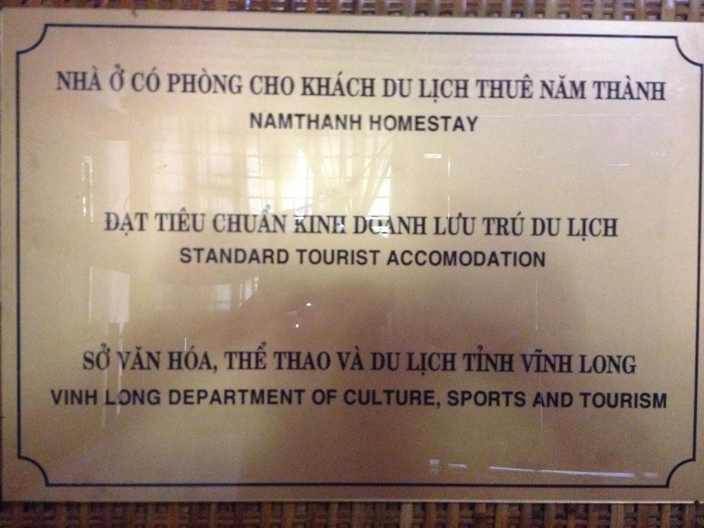 Nam Thanh Homestay Vĩnh Long Extérieur photo